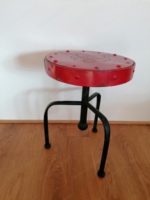 Vintage Metall Hocker