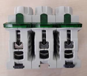 Moeller (Eaton) Neozed-Sicherungssockel 3-polig, 63 A, D02, mit Kappe, D02-S0 63 3 Bild 2