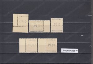 Briefmarken Österreich 1945 Probedrucke Postfrisch  Bild 2