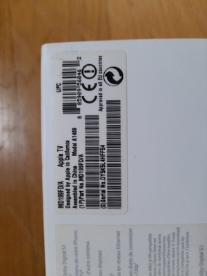 Apple TV A1469 in Originalverpackung Bild 6