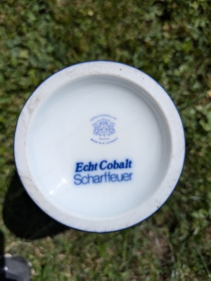 Vase 'Echt Cobalt Scharffeuer' Bild 3