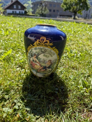 Vase 'Echt Cobalt Scharffeuer' Bild 2