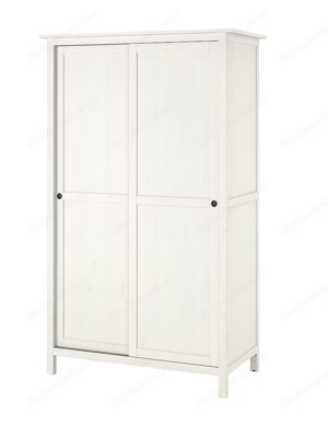 Kleiderschrank Holzschrank Schlafzimmerschrank Ikea HEMNES