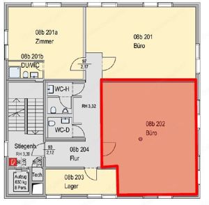 Wolfurt - Bürofläche im 2. OG mit ca. 57 m  Bild 5