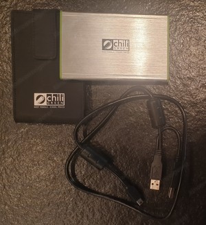 Externe Festplatte 250 GB (HDD, Chili Green)