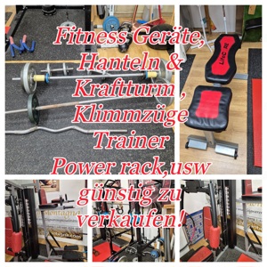 Fitness Geräte ,Hanteln Powerrack, Fitness Tower ,Kettlebells , Sprungseile ,Schutzausrüstung 