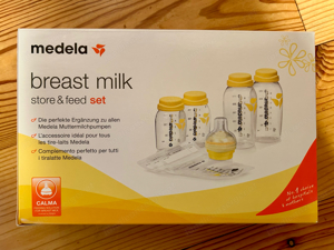 NEU Medela Flaschen Muttermilch Set