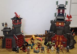 Playmobil Asia Drachenburg mit viel Zubehör 