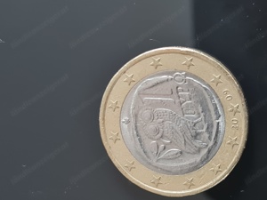 1 Euro Münze Griechenland mit Motiv "EULE" 2009