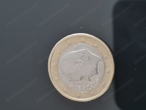 1 Euro Münze Spanien " König Felipe" 2017