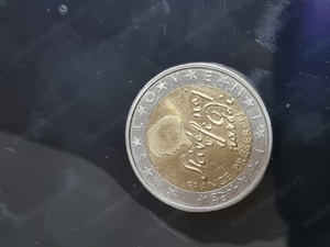 2 Euro Münze Slowenien Motiv "France Preseren" 2 