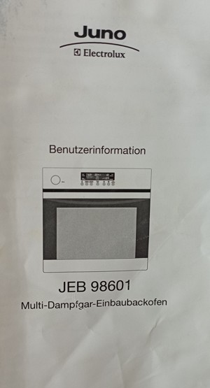 Gebraucht Multi -Dampfgar-Einbaubackofen Electrolux 