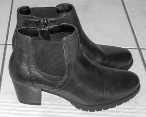 Stiefeletten Gr. 37 (EU 4,5) Stiefel, Echtleder, Lederschuhe, Damenschuhe Leder