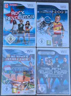 Nintendo Wii Spiele + Wii Remote + Wii Nunckuk Controller