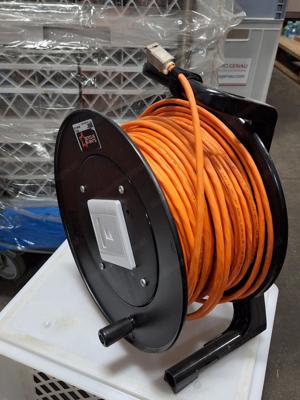 Cat.7 Patchkabel orange, 50 Mtr, Kabeltrommel