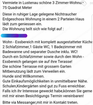 Vermiete eine 3 Zimmer Wohnung 75Quadratmetern in ruhiger Lage in Lustenau  Bild 4