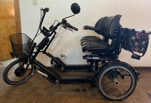 DUO-Tandem-Dreirad mit Elektromotor