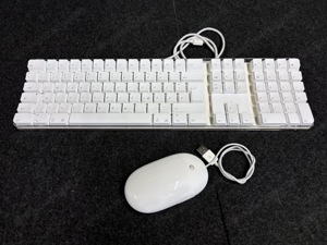 Apple QWERTZ USB Tastatur + Apple Mouse Maus Bild 5