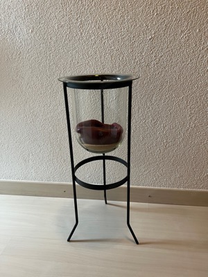 Partylite Kerzenglas mit Ständer Bild 2