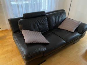 !!! TOP-Wohnzimmer Couch Sofa 2-teilig BÜFFEL-LEDER Chateau d'Ax !!!