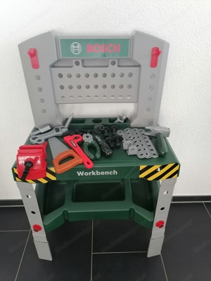 Bosch Kinder Werkbank mit Werkzeug