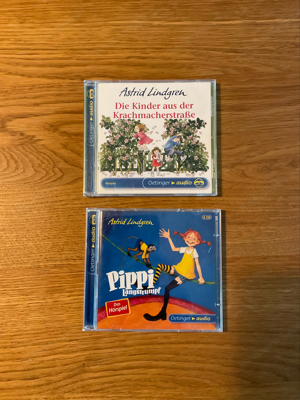 CD Astrid Lindgren Pipi Langstrumpf plus CD  Die Kinder aus der Krachmacherstrasse