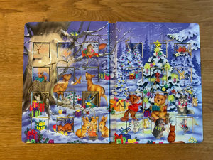 Buch Adventskalender mit 24 einzelnen kurzen Geschichten