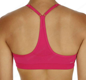 Adidas Essentials Climalite Sport-BH S M 36 38 Reversible Rosa Schwarz Damen BH Trägertop Dessous Bild 3