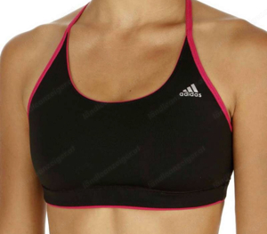 Adidas Essentials Climalite Sport-BH S M 36 38 Reversible Rosa Schwarz Damen BH Trägertop Dessous