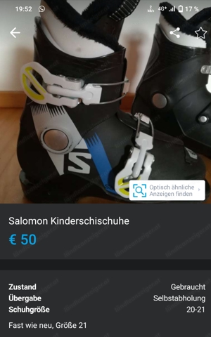 Salomon Kinderschischuh