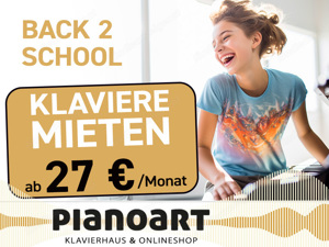 Klaviere mieten ab 27 Euro monatlich* by Pianoart