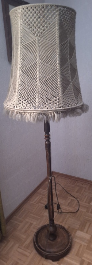 Stehlampe "Makramee"