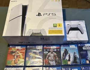 Neu ps5 mit 1 Tb 2controller+13spielen