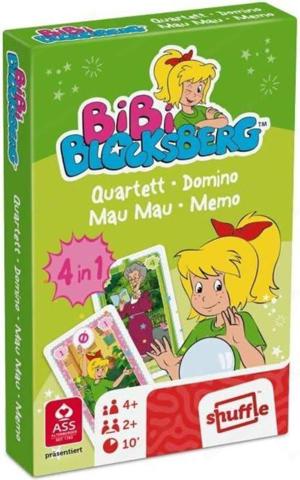 Bibi Blocksberg Spielkarten 4in1