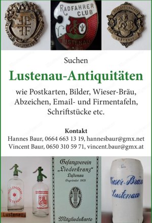 Suche antikes aus Lustenau