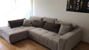 Coraggio Forma Ecksofa (Hell Grau) SELBSTABHOLUNG