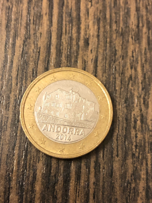 Andorra Kursmünze 1 Euro