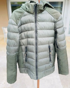 Jacke Winter Herren Garcia Gr. L grün Kapuze