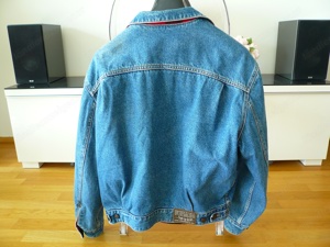 Winterjacke Original Levis Jeans Vintage Wendejacke blau rot * Neuwertig * Bild 2