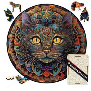 Katzen Holz Puzzle