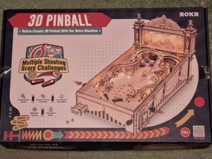 3D Pinball aus Holz zum Bauen