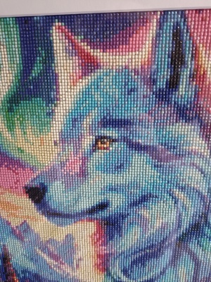 Diamond Painting Wolf   (240.000_Steine) Bild 2