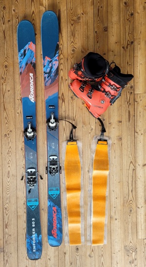 Kinder Jugend Tourenski Allround Ski Nordica mit Tourenbindung und Tecnica Skischuh Bild 3