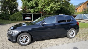 BMW 118d, Automatik, schwarz, EZ 05 2016 zu verkaufen