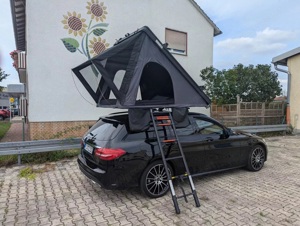 Dachzelt Autodachzelt Zelt Auto Alu Hardcase Schwarz Grau LED Bild 2