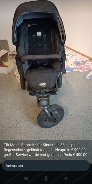 Kinderkleidung und Kinderwagen zu verkaufen Bild 4