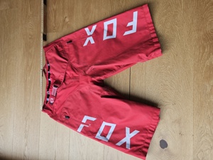 FOX, Downhill - Enduro Hose, kurz, rot, Größe 31-32 Bild 1