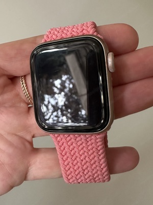 Apple Watch Serie 6, Gold Smartwatch Uhr Bild 3