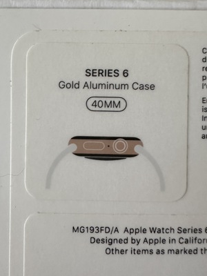 Apple Watch Serie 6, Gold Smartwatch Uhr Bild 5