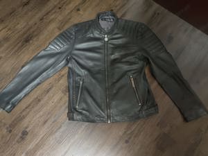 Rammstein Lederjacke Größe L